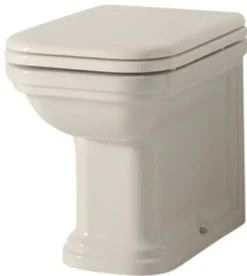WC-istuin Kerasan Waldorf 4118 lattiamalli S/P-lukko valkoinen