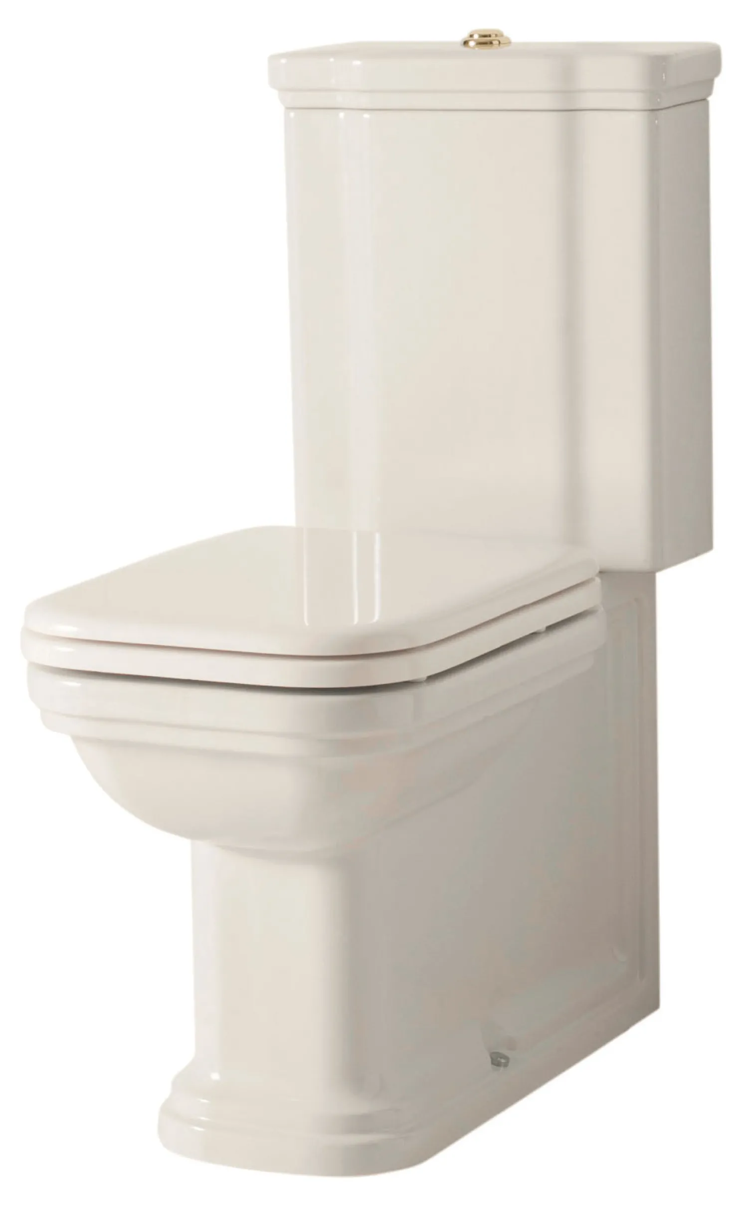 WC-istuin Kerasan Waldorf 3 3/6l kaksoishuuhtelu pronssi