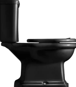 WC-istuin Lavabo Retro Monoblocco, S-lukko, musta