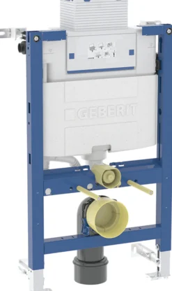 WC:n seinäasennuselementti Geberit Duofix Omega, 82cm, piilohuuhtelusäiliö 12cm, PEX-liittimellä
