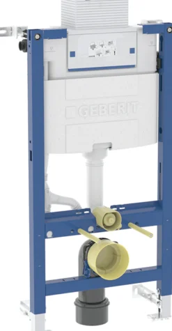 WC:n seinäasennuselementti Geberit Duofix Omega, 98cm, piilohuuhtelusäiliö 12cm, PEX-liittimellä