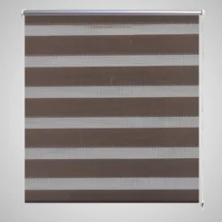 Zebra rullakaihdin 80 x 175 cm kahvinruskea