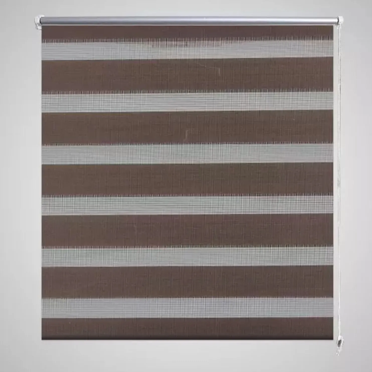Zebra rullakaihdin 90 x 150 cm kahvinruskea
