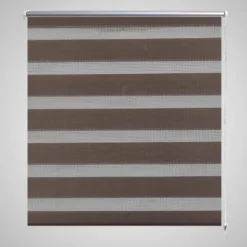Zebra rullakaihdin 140 x 175 cm kahvinruskea